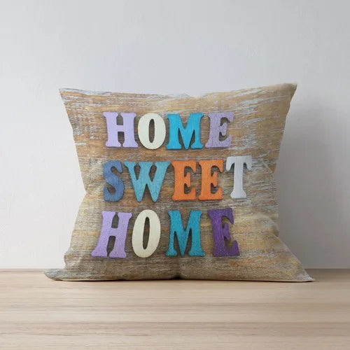 Home Sweet Home Pillow Case 42x42 cm-Throw Pillows-Arlik interiors