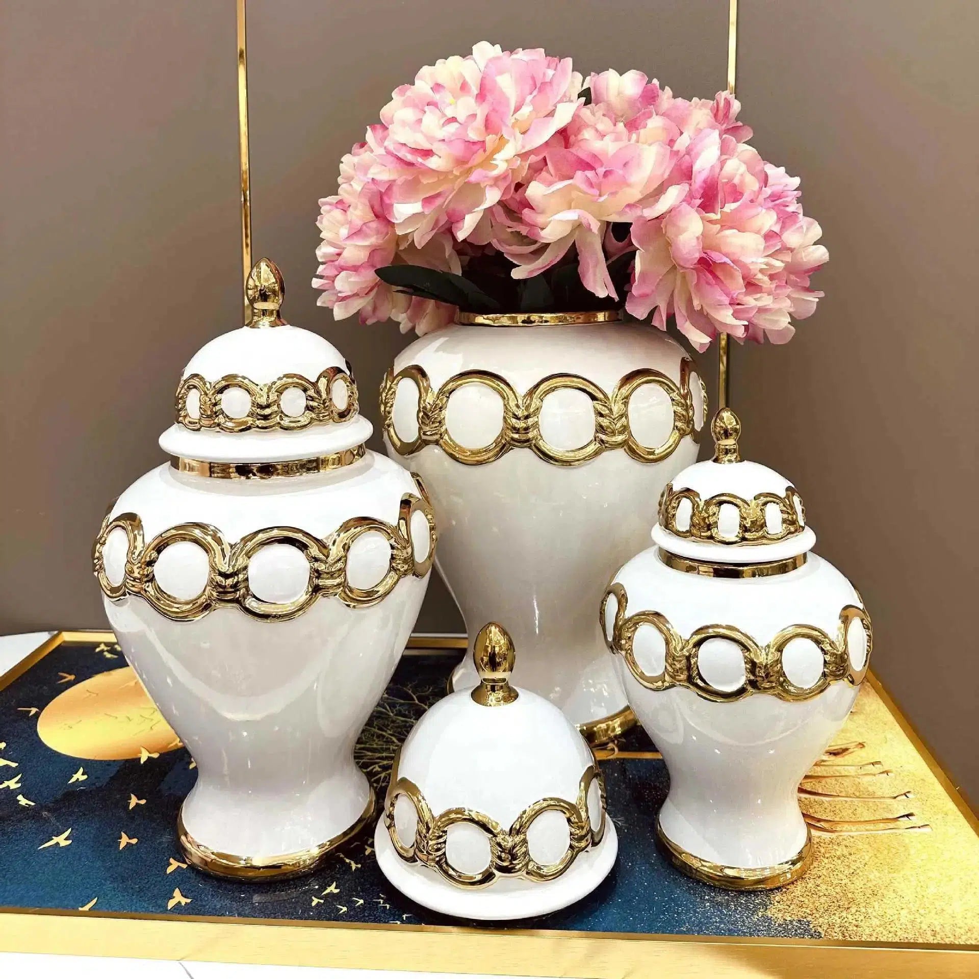 Ceramic Decoration Flower Pot-Vase-Arlik interiors