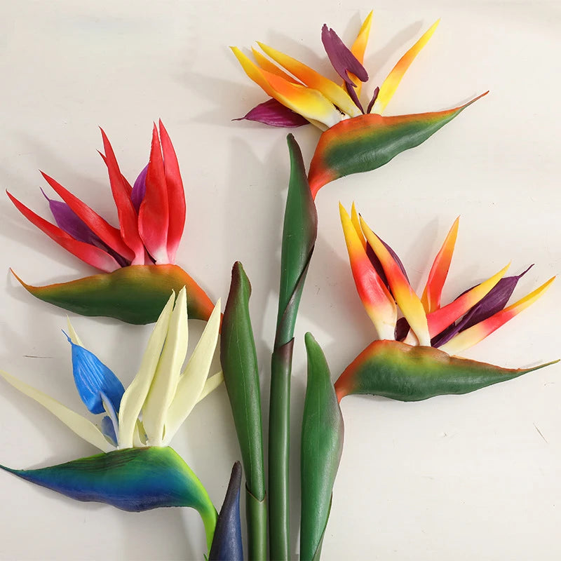 Artificial Tulip Flower Heaven Bird Plants Home Garden Decor