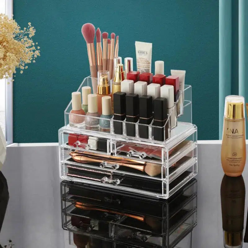 Acrylic Organizer For Cosmetics Makeup Organizer-Storage & Organization-Arlik interiors
