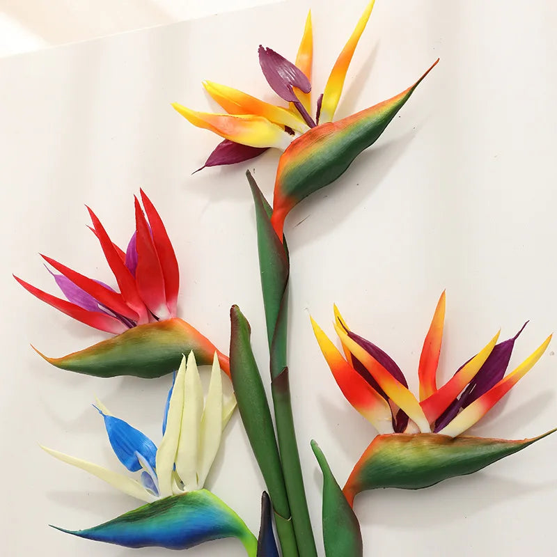 Artificial Tulip Flower Heaven Bird Plants Home Garden Decor