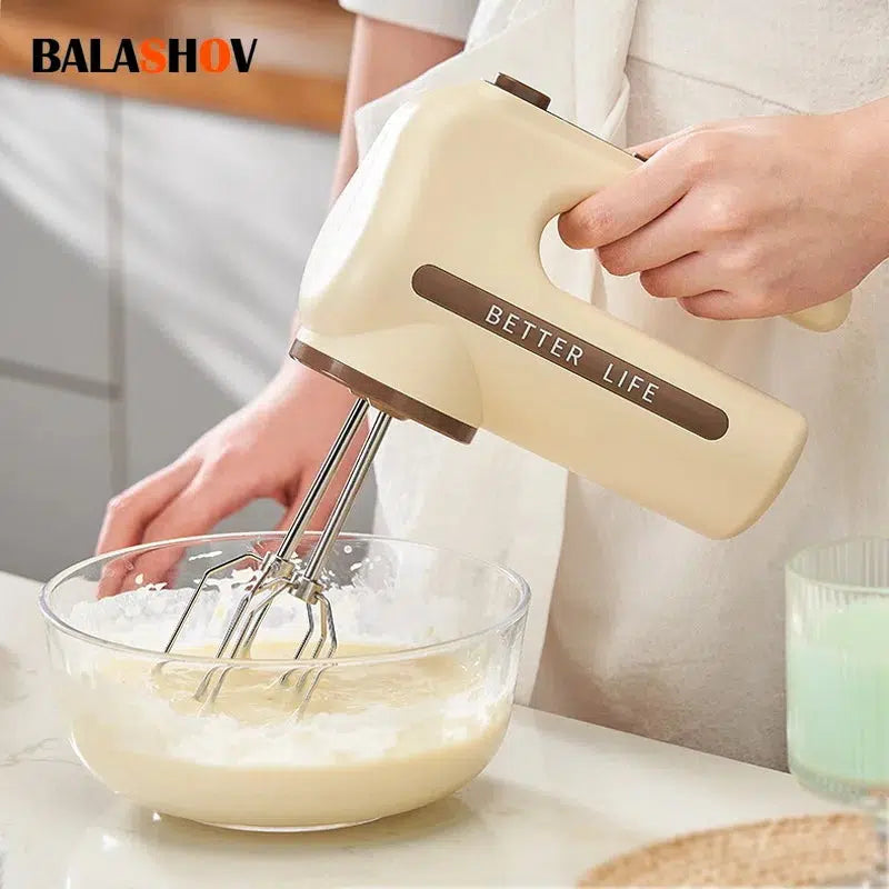 Wireless Egg Blender 5-speed High Power Household Milk Frother Multi-function Electric Mixer Baking Cream Whisk Kitchen Tools-Arlik interiors