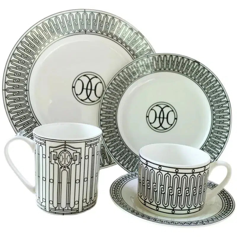 Tea Cup And Plates Tableware Set-Tableware-Arlik interiors