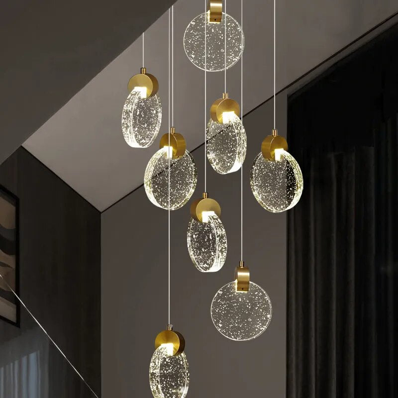 Modern Led Chandelier Light-Light Fixtures-Arlik interiors
