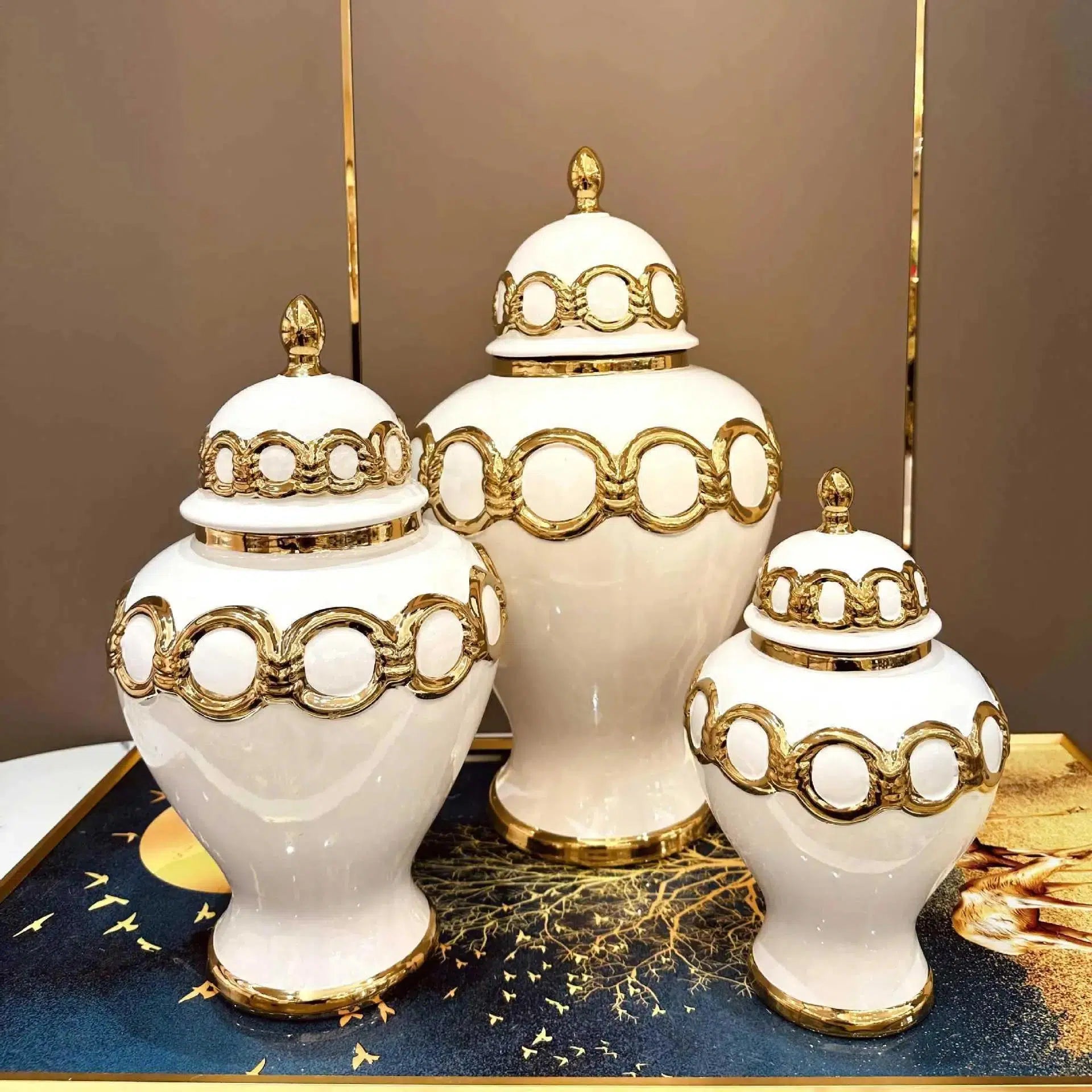 Ceramic Decoration Flower Pot-Vase-Arlik interiors