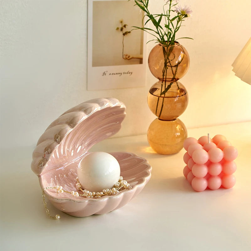 Exquisite Room Decor Shell Jewelry Box Living Room And Bedroom Decor